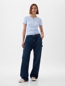 Modern Rib Henley T-Shirt sold by GAP
