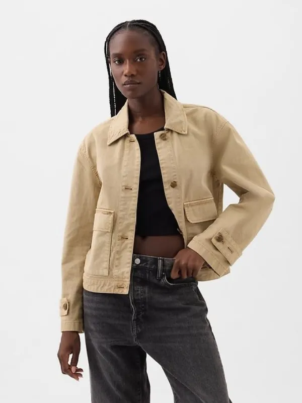 Relaxed Utility Jacket sold by GAP
