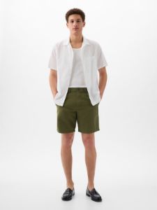 8" Linen-Cotton Shorts sold by GAP