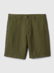 8" Linen-Cotton Shorts sold by GAP