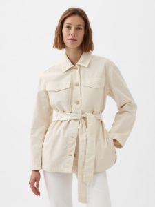 Belted Shirt Jacket sold by GAP
