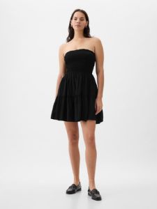 Strapless Smocked Mini Dress sold by GAP