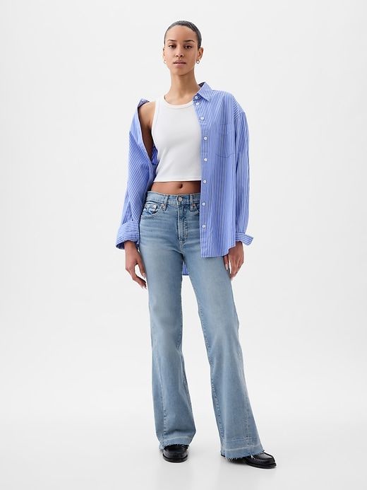 High Rise '70s Flare Jeans sold by GAP