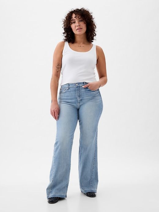 High Rise '70s Flare Jeans sold by GAP product image thumbnail 5