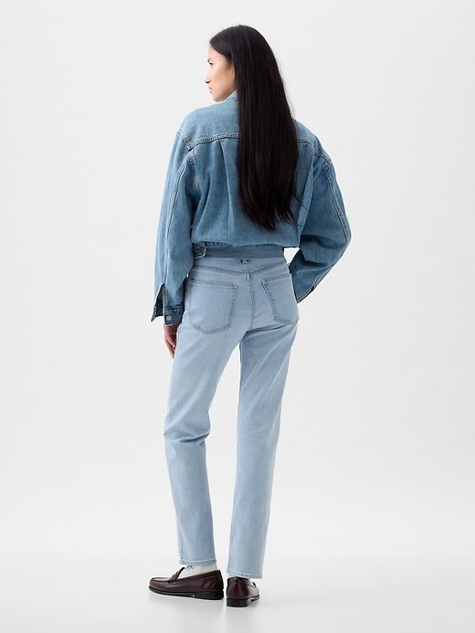 High Rise ’90s Straight Jeans sold by GAP product image thumbnail 4