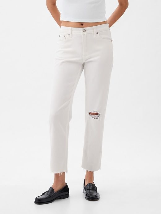 High Rise Cheeky Straight Jeans sold by GAP product image thumbnail 2