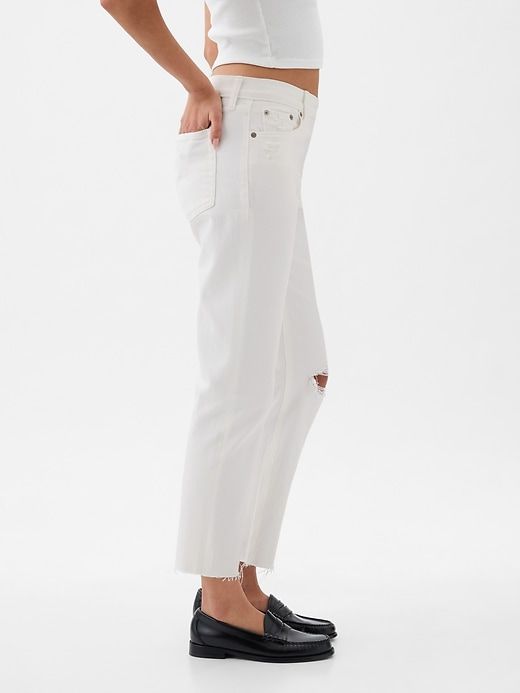 High Rise Cheeky Straight Jeans sold by GAP product image thumbnail 3