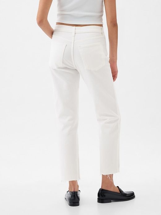 High Rise Cheeky Straight Jeans sold by GAP product image thumbnail 4