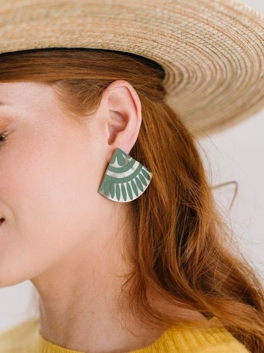 Green Porcelain Tile Earrings sold by GAP product image thumbnail 2