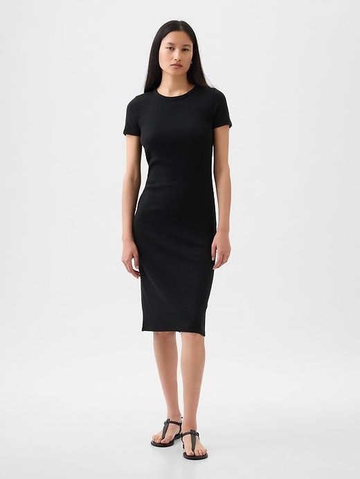Modern Rib Midi T-Shirt Dress sold by GAP