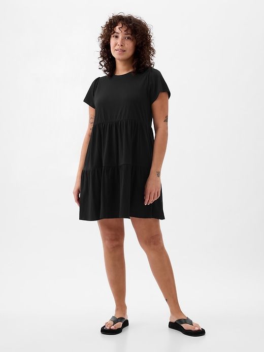 Tiered Mini Dress sold by GAP product image thumbnail 4