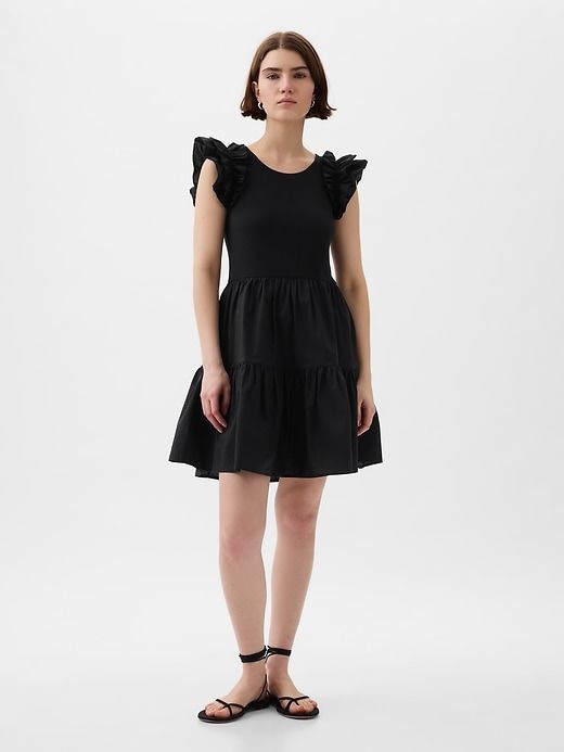 Ruffle Sleeve Tiered Mini Dress sold by GAP