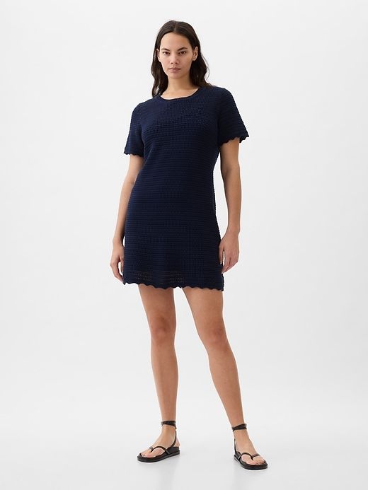 Crochet Mini Dress sold by GAP product image thumbnail 4