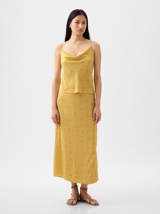 Wrap Midi Skirt sold by GAP product image thumbnail 3