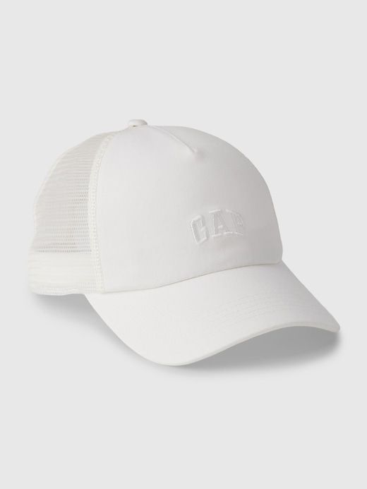 Gap Arch Logo Trucker Hat sold by GAP