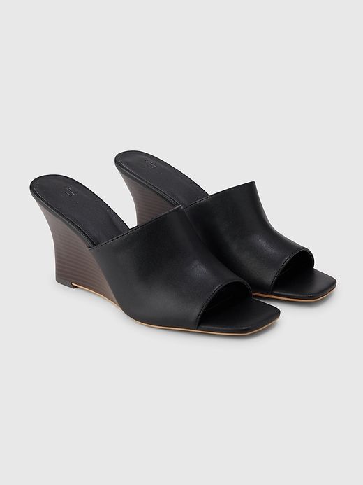 Vegan Leather Wedge Heels sold by GAP product image thumbnail 2