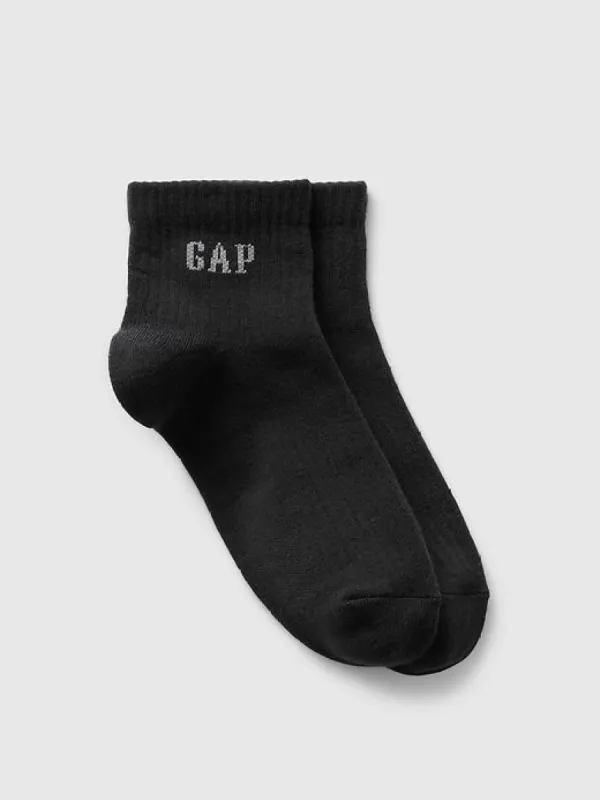 Gap Logo Quarter Crew Socks sold by GAP