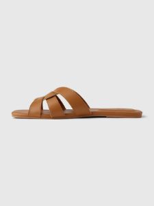 Vegan Leather Cross Strap Sandals sold by GAP