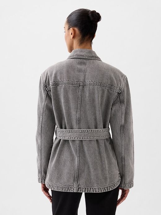 Belted Denim Shirt Jacket sold by GAP product image thumbnail 2