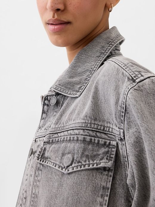 Belted Denim Shirt Jacket sold by GAP product image thumbnail 4