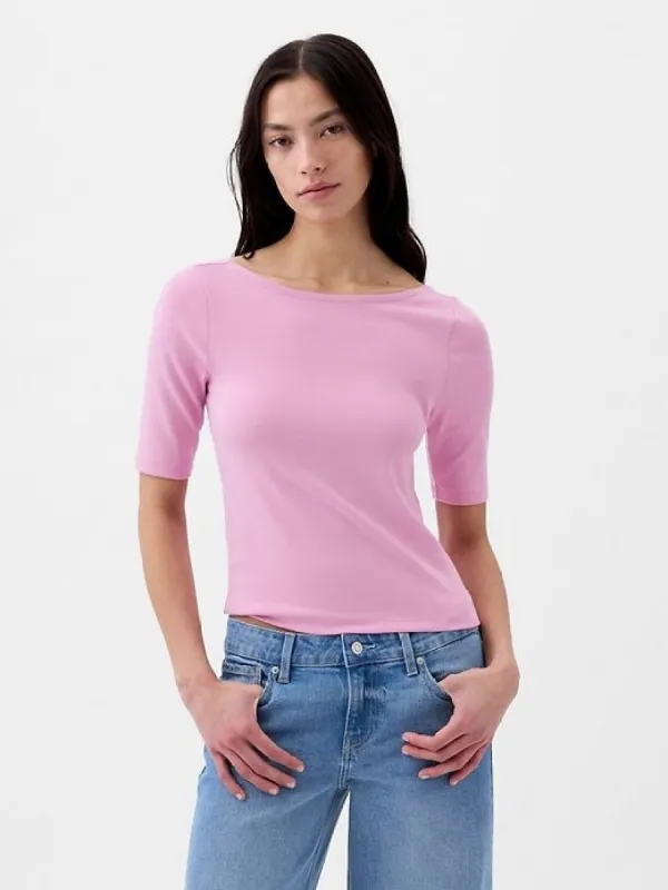 Modern Ballet-Back Cropped T-Shirt sold by GAP