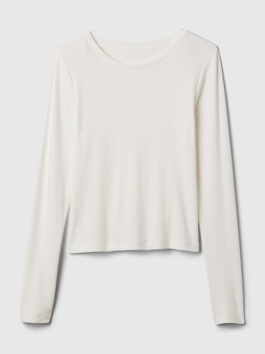 Modern Rib Cropped T-Shirt sold by GAP product image thumbnail 4