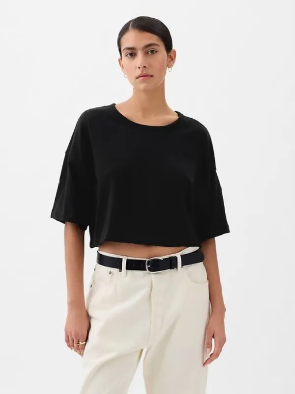 Ultra-Cropped Oversized T-Shirt sold by GAP