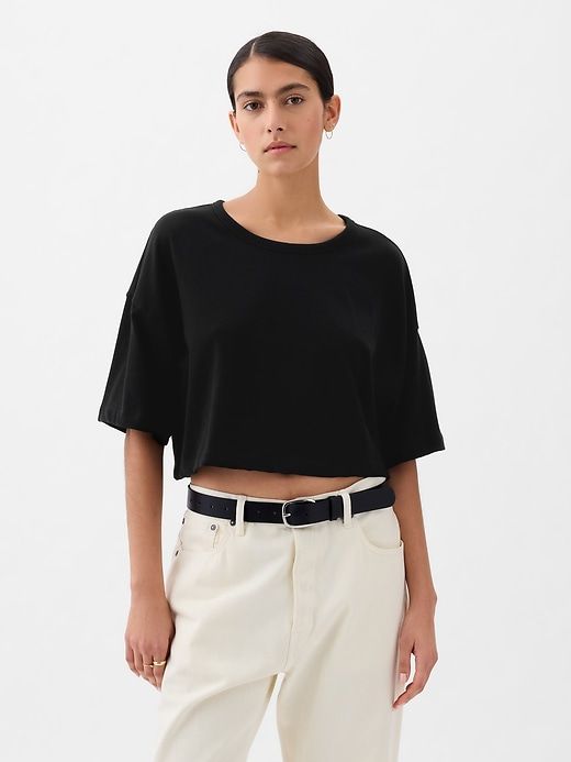 Ultra-Cropped Oversized T-Shirt sold by GAP