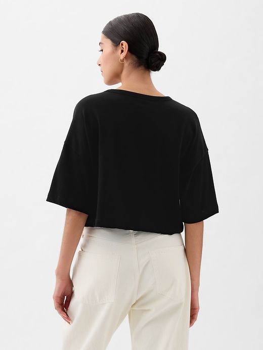Ultra-Cropped Oversized T-Shirt sold by GAP product image thumbnail 2