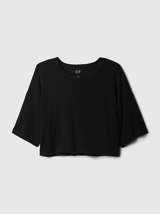 Ultra-Cropped Oversized T-Shirt sold by GAP product image thumbnail 4