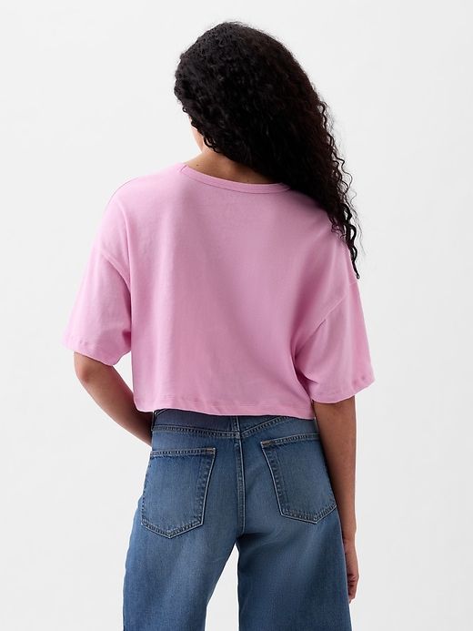 Ultra-Cropped Oversized T-Shirt sold by GAP product image thumbnail 5