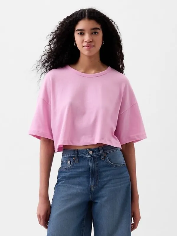 Ultra-Cropped Oversized T-Shirt sold by GAP