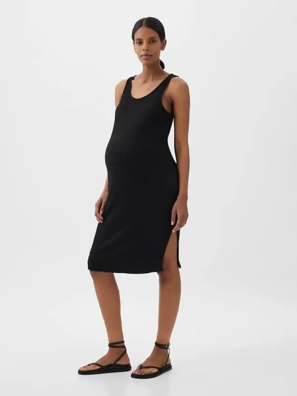 Maternity Rib Midi Tank Dress sold by GAP