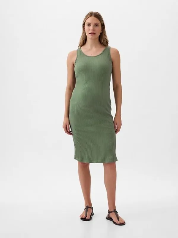 Maternity Rib Midi Tank Dress sold by GAP