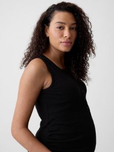 Maternity Rib Henley Tank Top sold by GAP