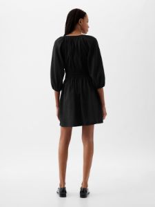 Linen-Blend Mini Dress sold by GAP