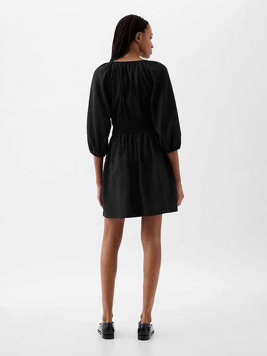 Linen-Blend Mini Dress sold by GAP product image thumbnail 2