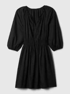 Linen-Blend Mini Dress sold by GAP