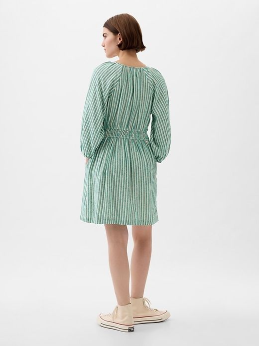 Linen-Blend Mini Dress sold by GAP product image thumbnail 5