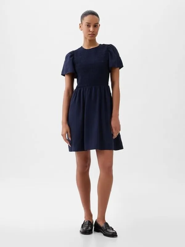 Smocked Mini Dress sold by GAP
