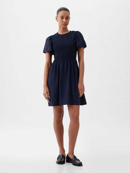 Smocked Mini Dress sold by GAP