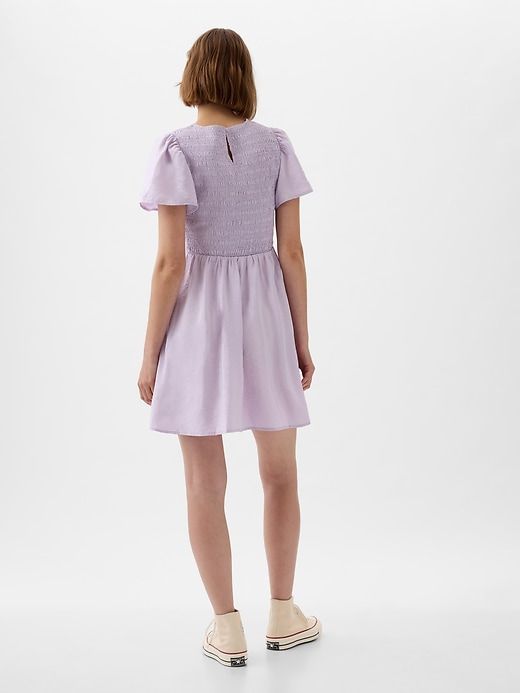 Smocked Mini Dress sold by GAP product image thumbnail 5