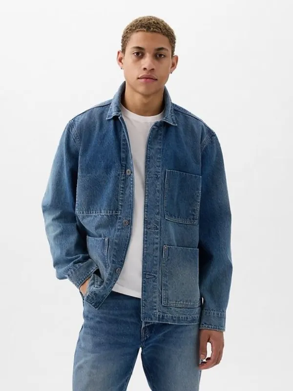 Denim Chore Jacket sold by GAP