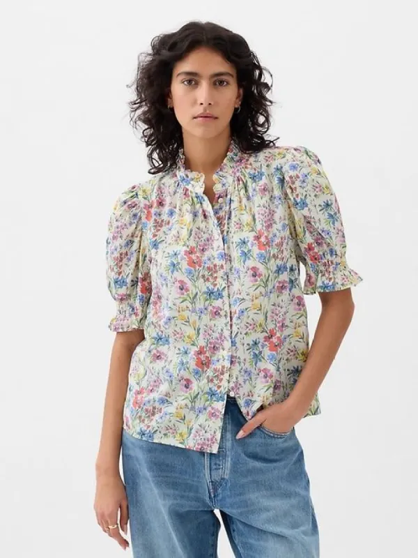 Puff Sleeve Shirt sold by GAP