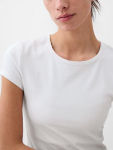 GapFit Studio Rib Cropped T-Shirt sold by GAP