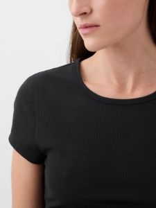GapFit Studio Rib Cropped T-Shirt sold by GAP