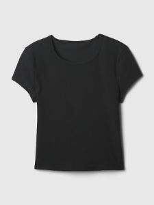 GapFit Studio Rib Cropped T-Shirt sold by GAP