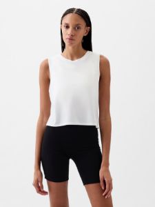 GapFit Breathe Cropped Muscle T-Shirt sold by GAP