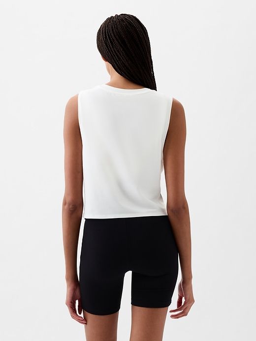 GapFit Breathe Cropped Muscle T-Shirt sold by GAP product image thumbnail 2