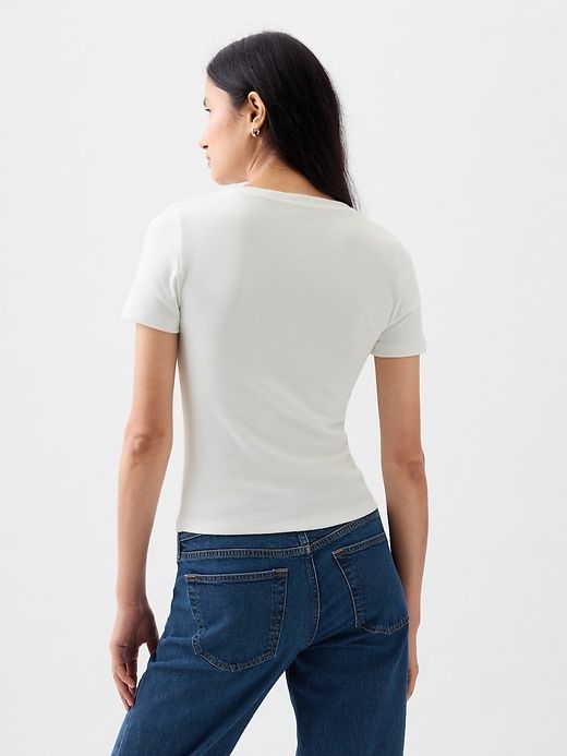Modern Cropped T-Shirt sold by GAP product image thumbnail 5